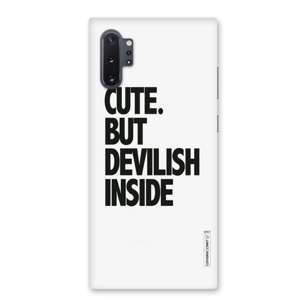 Cute But Devil Back Case for Galaxy Note 10 Plus