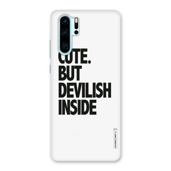 Cute But Devil Back Case for Huawei P30 Pro