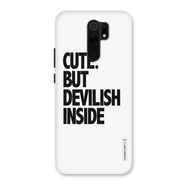 Cute But Devil Back Case for Redmi 9 Prime