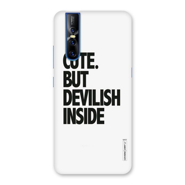 Cute But Devil Back Case for Vivo V15 Pro