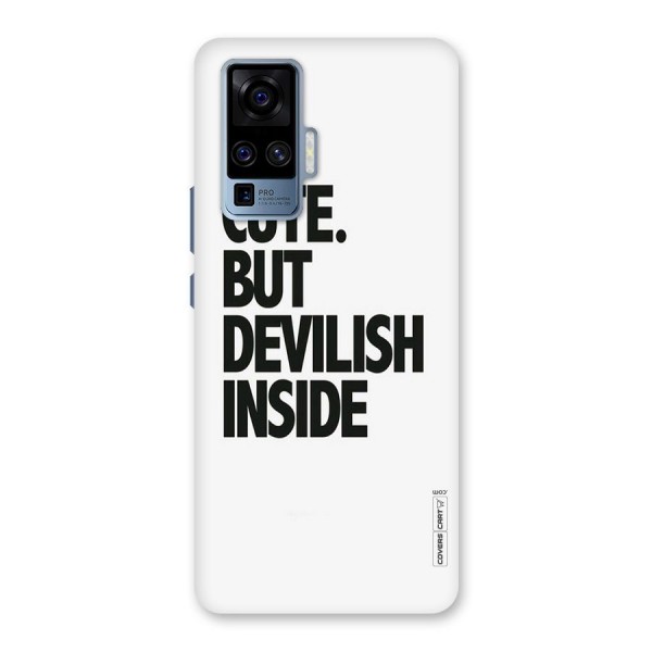 Cute But Devil Back Case for Vivo X50 Pro