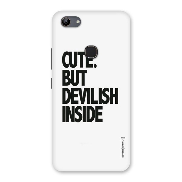 Cute But Devil Back Case for Vivo Y81