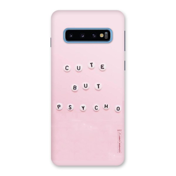 Cute But Psycho Back Case for Galaxy S10