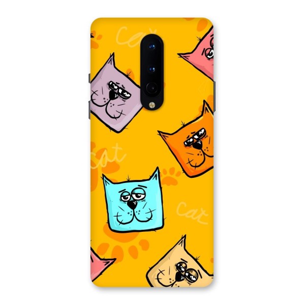 Cute Cat Pattern Back Case for OnePlus 8