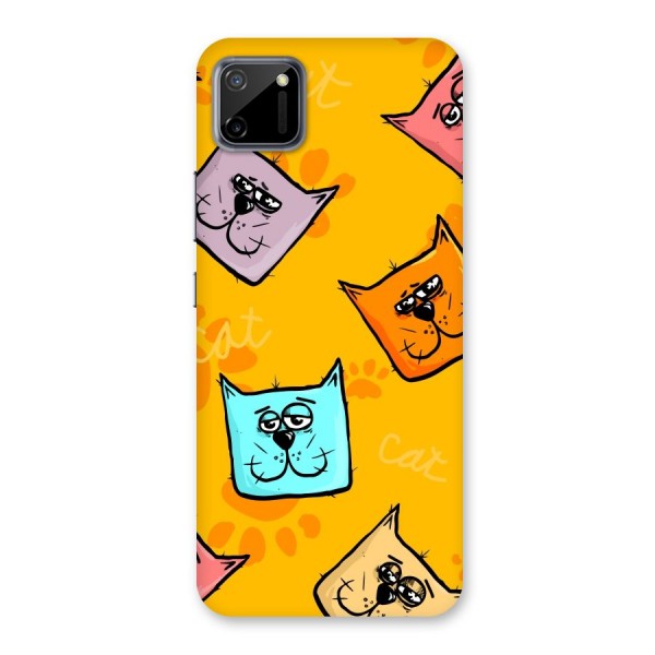 Cute Cat Pattern Back Case for Realme C11