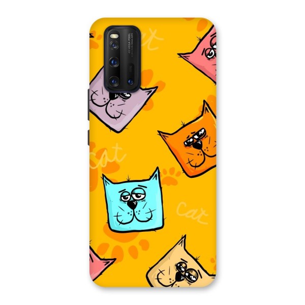 Cute Cat Pattern Back Case for Vivo iQOO 3