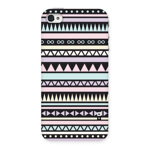 Cute Chev Pattern Back Case for iPhone 4 4s