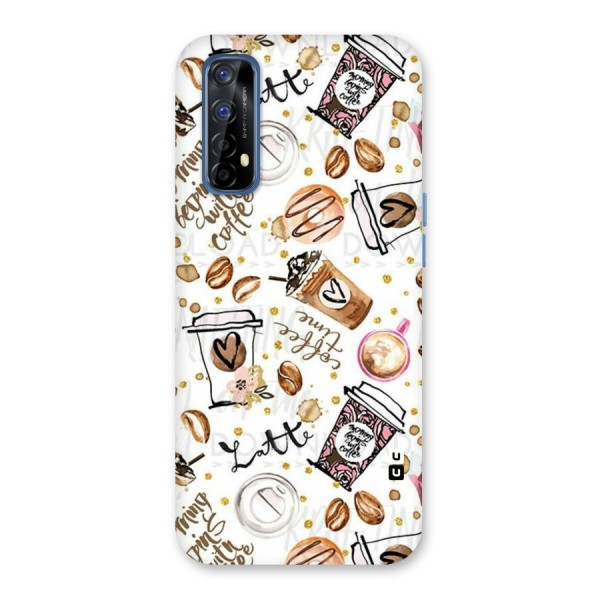 Cute Coffee Pattern Back Case for Realme 7