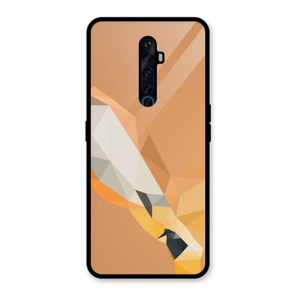 Cute Deer Glass Back Case for Oppo Reno2 Z