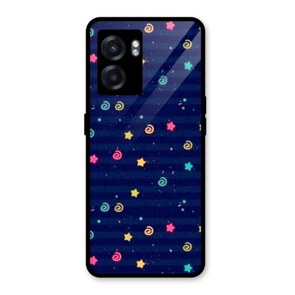 Cute Design Glass Back Case for Oppo K10 (5G)