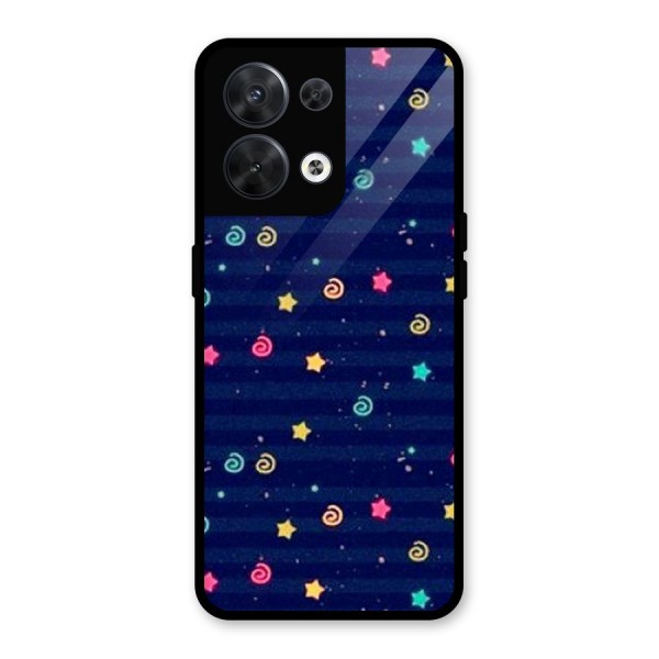 Cute Design Glass Back Case for Oppo Reno8 5G