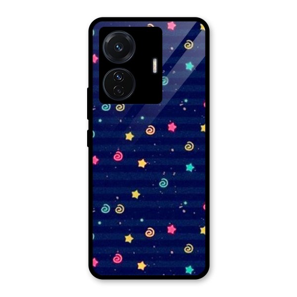 Cute Design Glass Back Case for Vivo T1 Pro