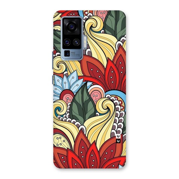 Cute Doodle Back Case for Vivo X50 Pro