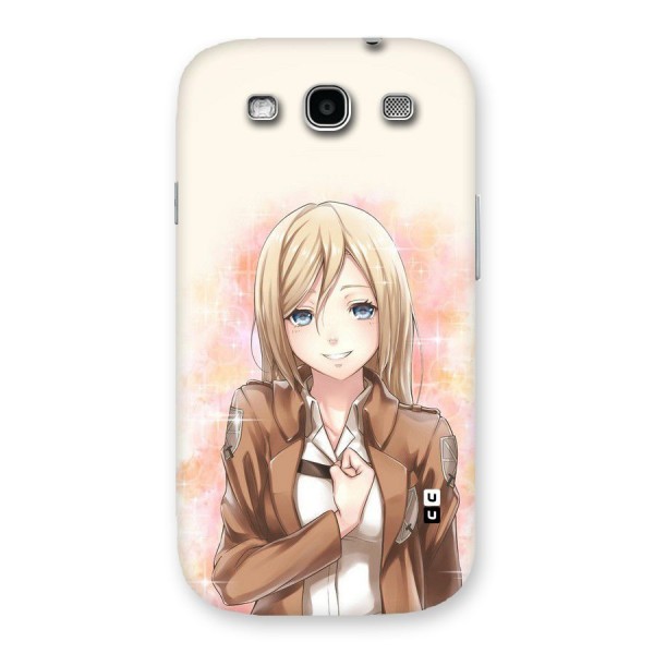 Cute Girl Art Back Case for Galaxy S3 Neo