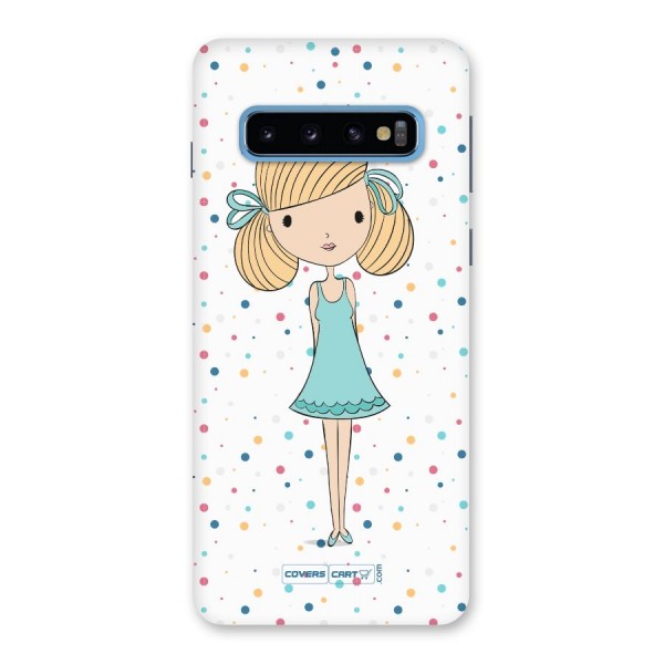 Cute Girl Back Case for Galaxy S10