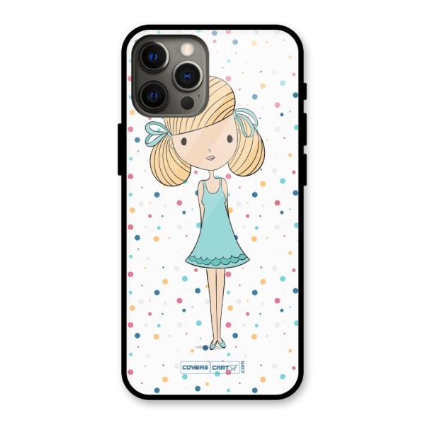 Cute Girl Glass Back Case for iPhone 12 Pro Max