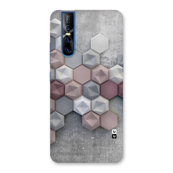 Cute Hexagonal Pattern Back Case for Vivo V15 Pro