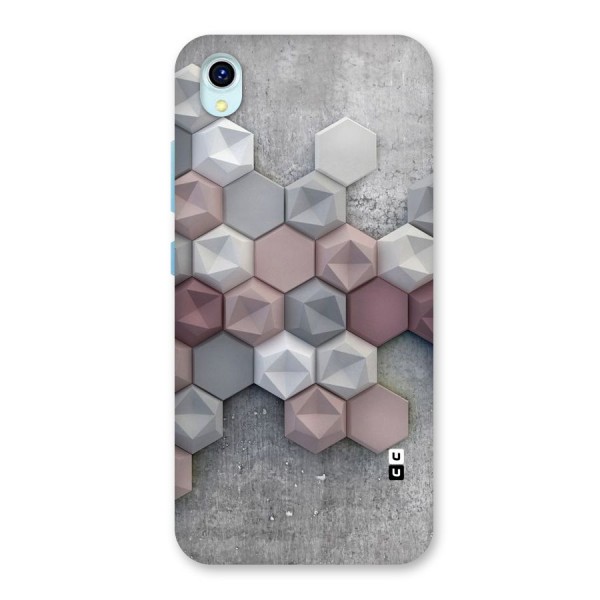 Cute Hexagonal Pattern Back Case for Vivo Y1s