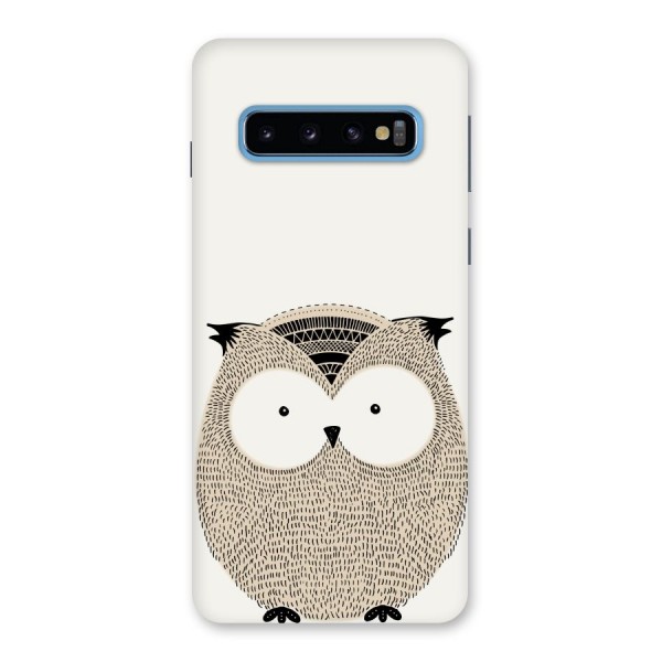 Cute Owl Back Case for Galaxy S10