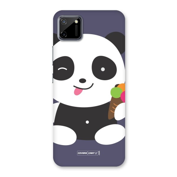 Cute Panda Blue Back Case for Realme C11