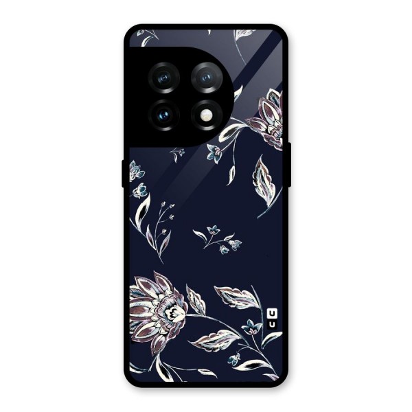 Cute Petals Glass Back Case for OnePlus 11