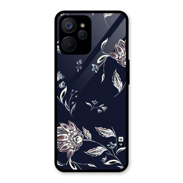 Cute Petals Glass Back Case for Realme 9i 5G