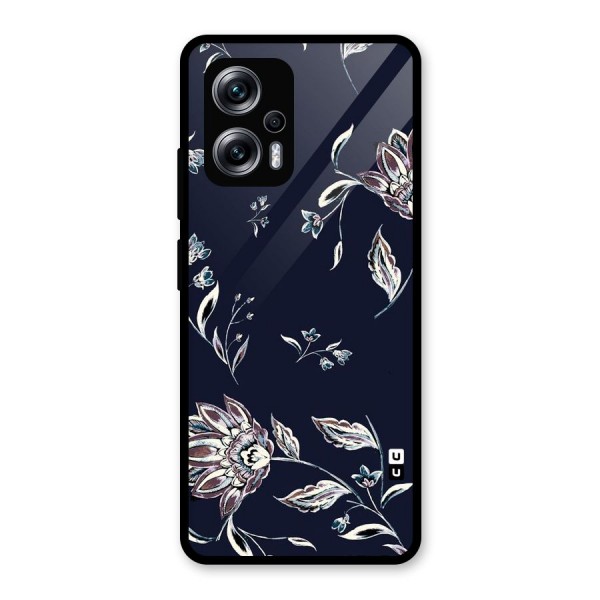 Cute Petals Glass Back Case for Redmi K50i