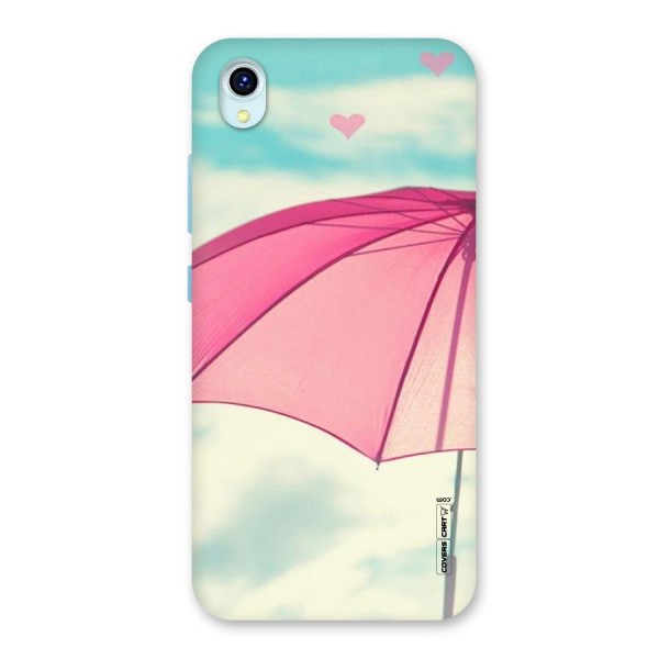 Cute Pink Umbrella Back Case for Vivo Y1s