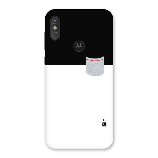 Cute Pocket Simple Back Case for Motorola One Power