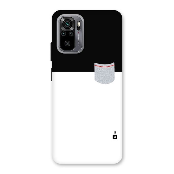 Cute Pocket Simple Back Case for Redmi Note 10