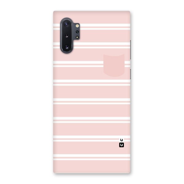 Cute Pocket Striped Back Case for Galaxy Note 10 Plus