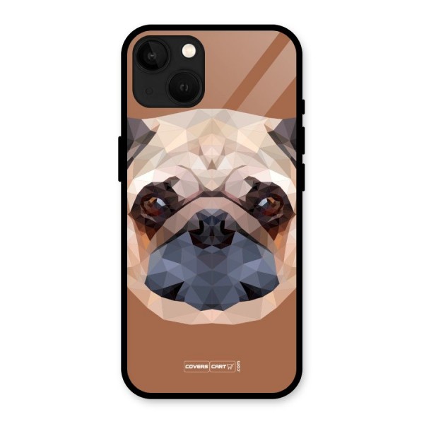 Cute Pug Glass Back Case for iPhone 13