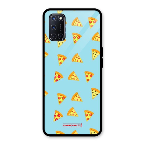 Cute Slices of Pizza Glass Back Case for Oppo A52