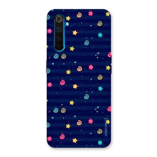 Cute Stars Design Back Case for Realme 6 Pro