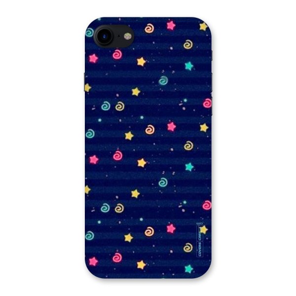 Cute Stars Design Back Case for iPhone SE 2020