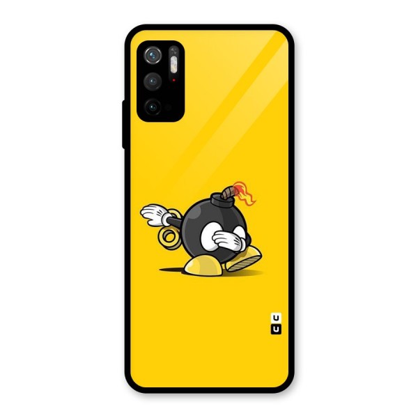 Dab Bomb Glass Back Case for Poco M3 Pro 5G