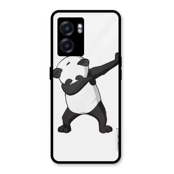 Dab Panda Shoot Glass Back Case for Oppo K10 (5G)