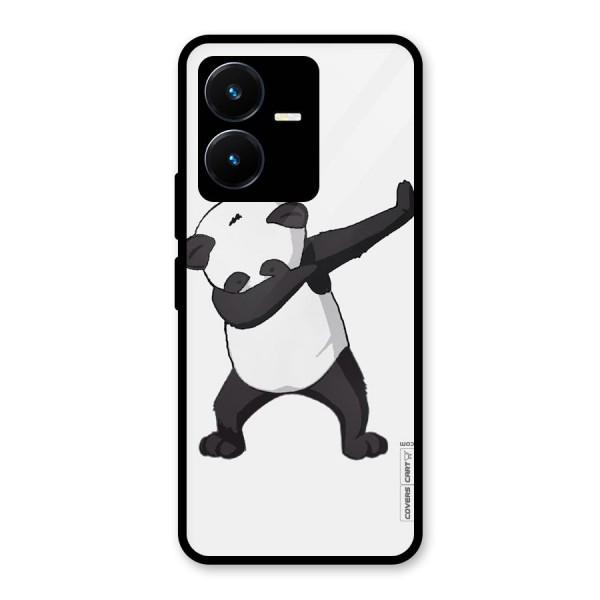 Dab Panda Shoot Glass Back Case for Vivo Y22