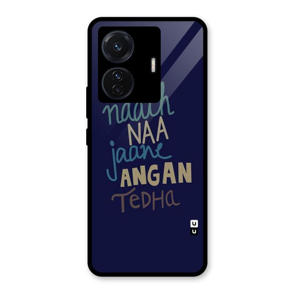 Dance Words Glass Back Case for Vivo T1 Pro