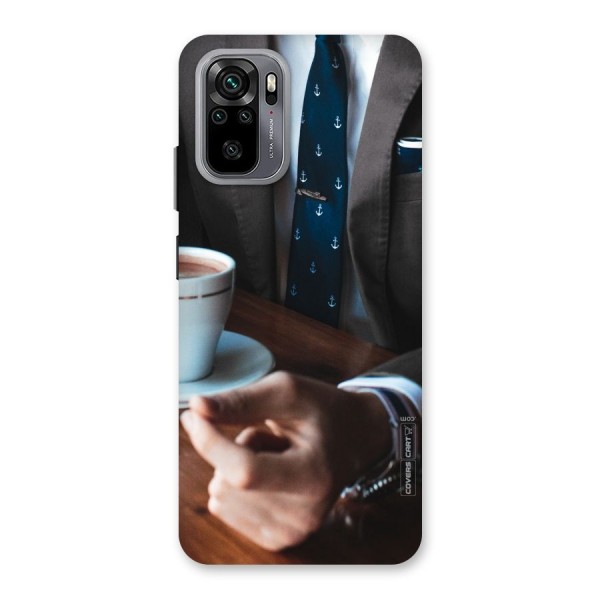 Dapper Suit Back Case for Redmi Note 10