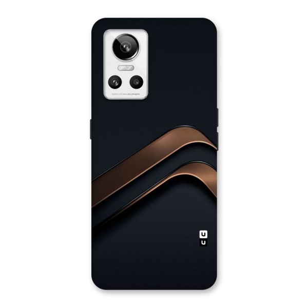 Dark Gold Stripes Back Case for Realme GT Neo 3