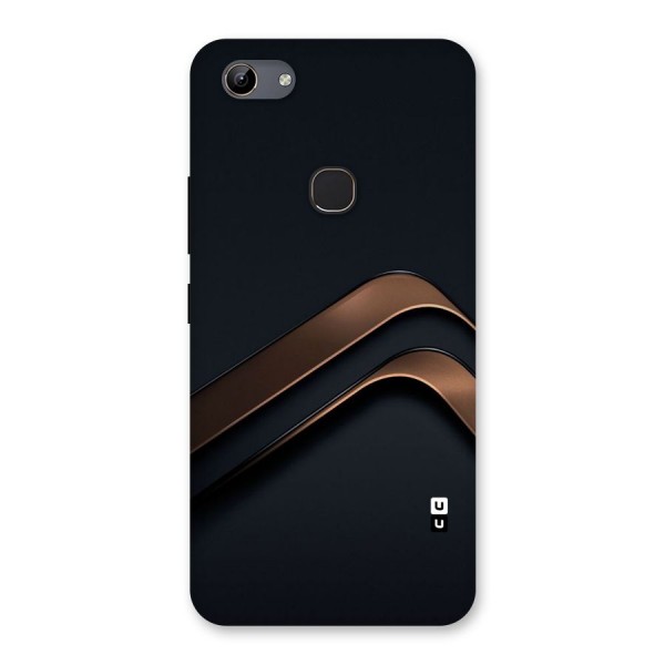 Dark Gold Stripes Back Case for Vivo Y81