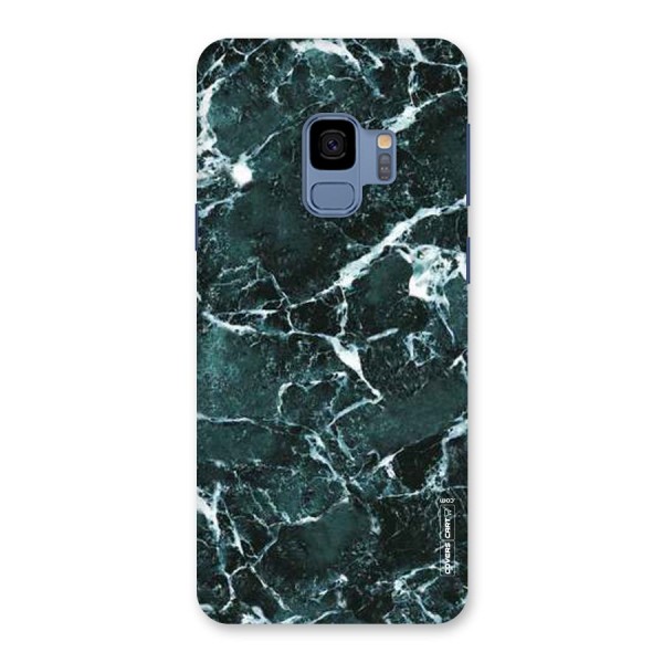 Dark Green Marble Back Case for Galaxy S9