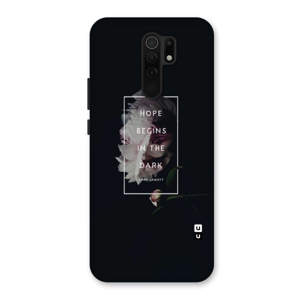 Dark Hope Back Case for Redmi 9 Prime