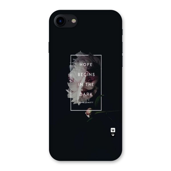 Dark Hope Back Case for iPhone SE 2020