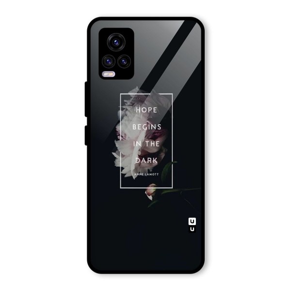 Dark Hope Glass Back Case for Vivo V20