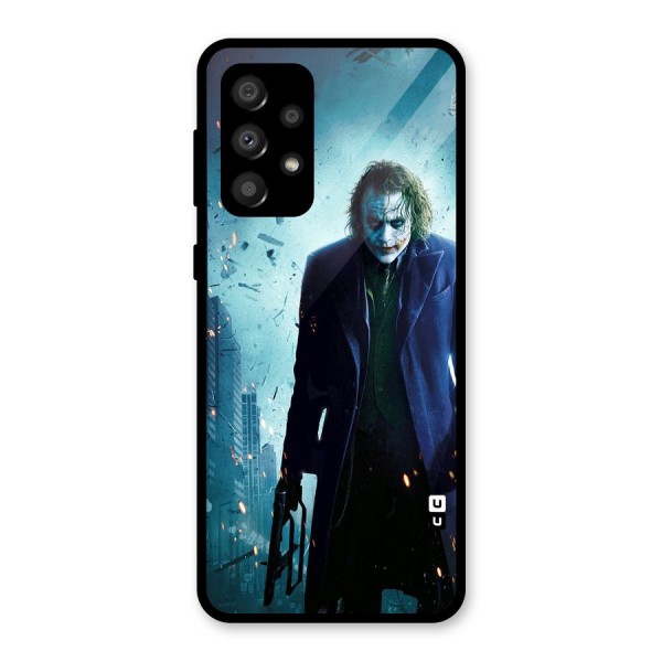 Dark Knight Joker Glass Back Case for Galaxy A32