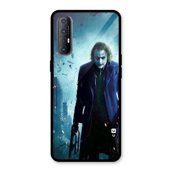 Dark Knight Joker Glass Back Case for Oppo Reno3 Pro