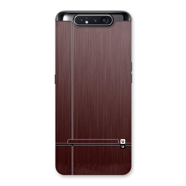 Dark Maroon Classic Design Back Case for Galaxy A80