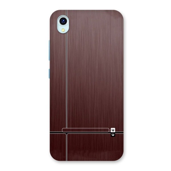 Dark Maroon Classic Design Back Case for Vivo Y1s